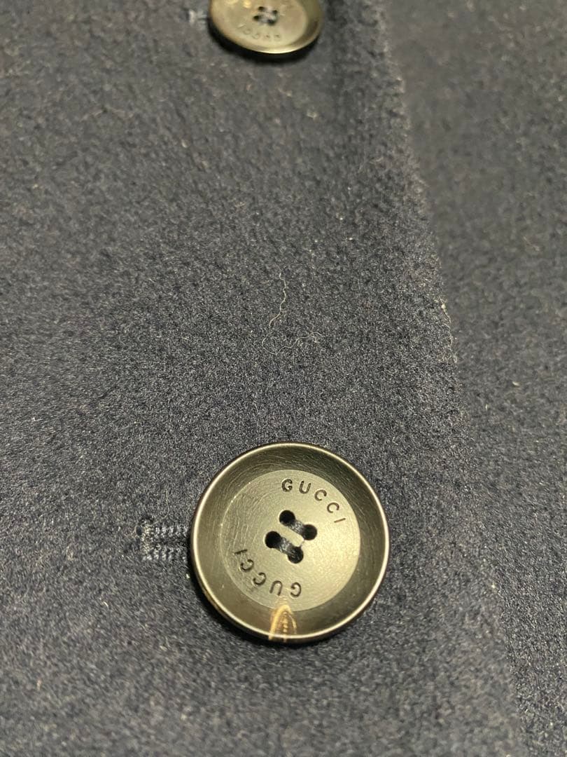 美品⭐︎【GUCCI 】チェスターコート ネイビー 36