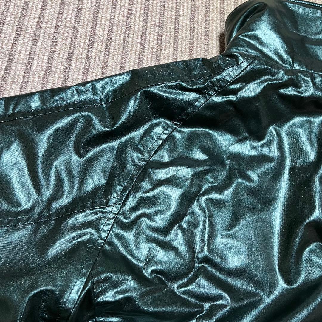 ZETT【廃版】 高校野球部 グランドコート グラコン ジャンパー 深緑 光沢