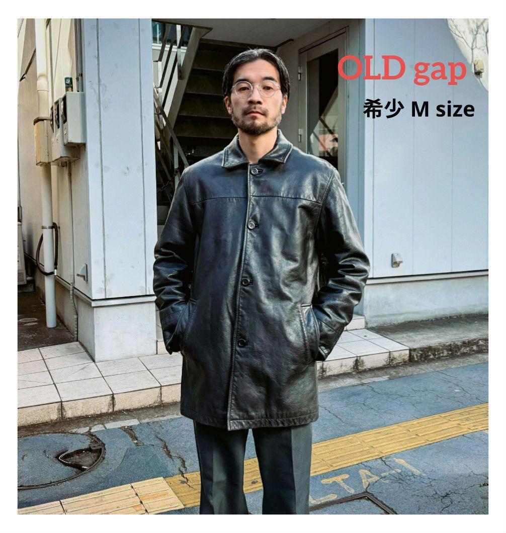 希少 M OLD GAP leather jacket carcoat 野村訓市