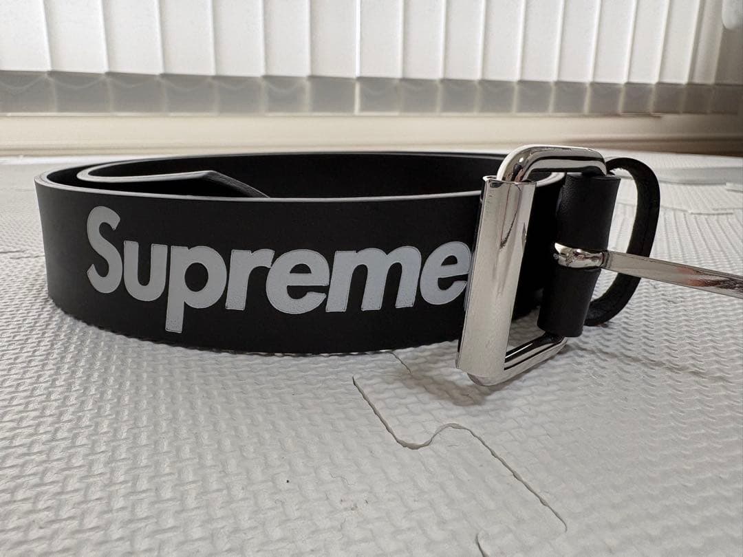 シュプリーム　ベルト　ブラック