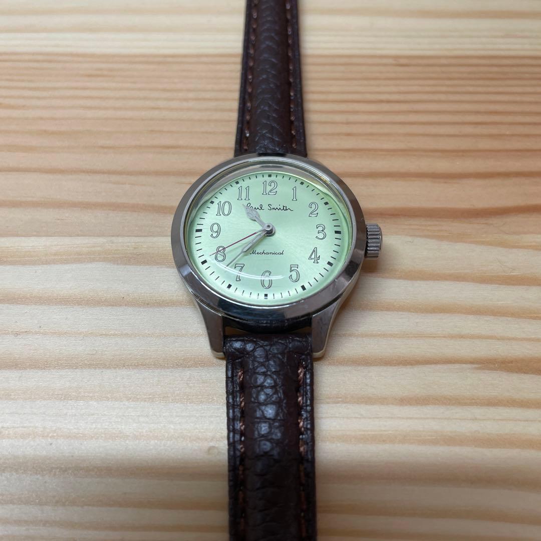 ☆美品☆電池不要の自動巻き！☆ポールスミス　シティ☆綺麗なグリーン