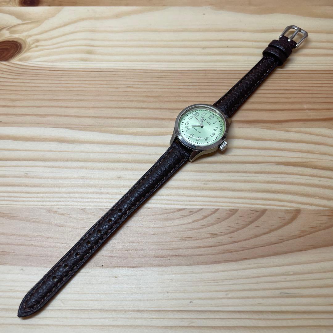 ☆美品☆電池不要の自動巻き！☆ポールスミス　シティ☆綺麗なグリーン