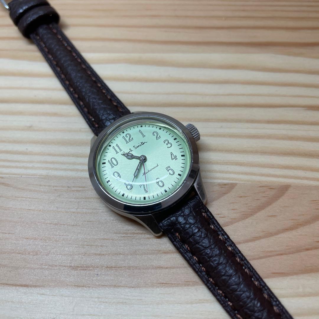 ☆美品☆電池不要の自動巻き！☆ポールスミス　シティ☆綺麗なグリーン