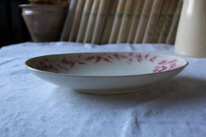 フランス　ヒルガオ　アンティーク　ラヴィエ　赤　Bordeaux