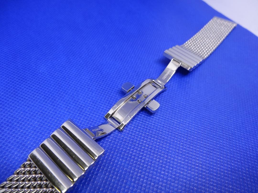 【ドイツ製】HERMANN STAIB プッシュ式 20mm ステンレス 時計