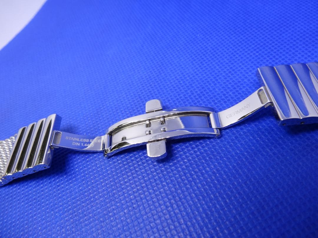 【ドイツ製】HERMANN STAIB プッシュ式 20mm ステンレス 時計