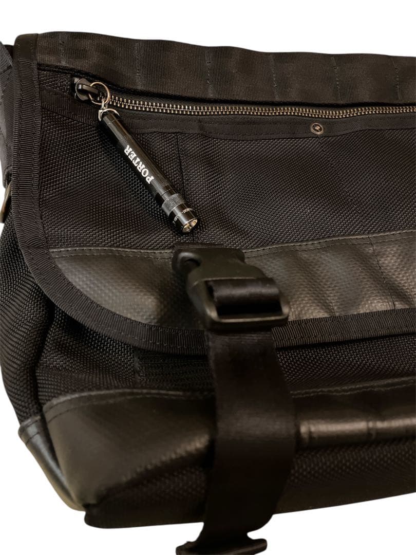 美品　PORTER HEAT ショルダーバッグ　黒　ブラック　吉田カバン