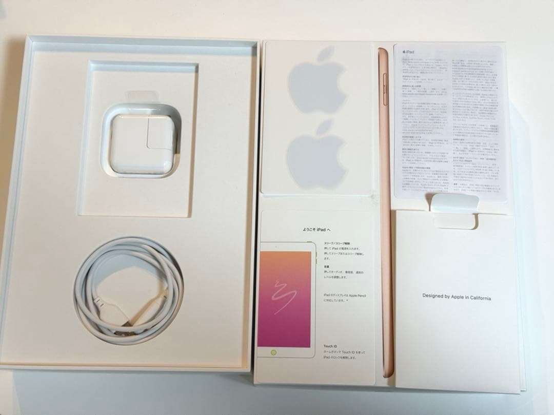 【美品】iPad 32GB ローズゴールド（第6世代） Wi-Fiモデル 稼動品