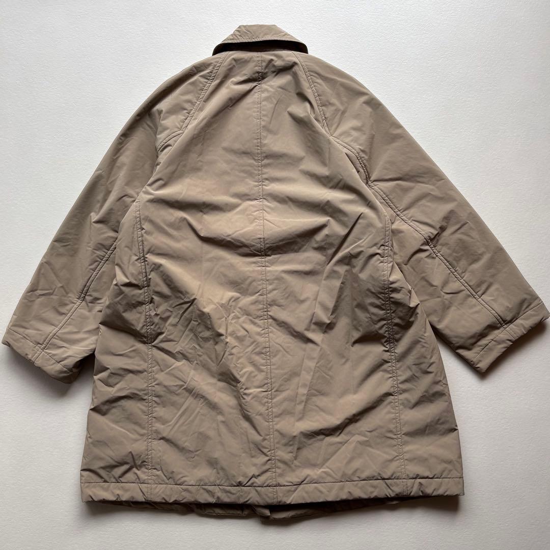 ダントン　ステンカラー　インサレーション　中綿コート　ベージュ