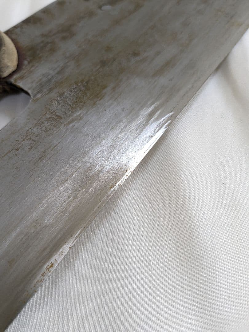 【ジャンク品】 堺一文字光秀 蕎麦切包丁