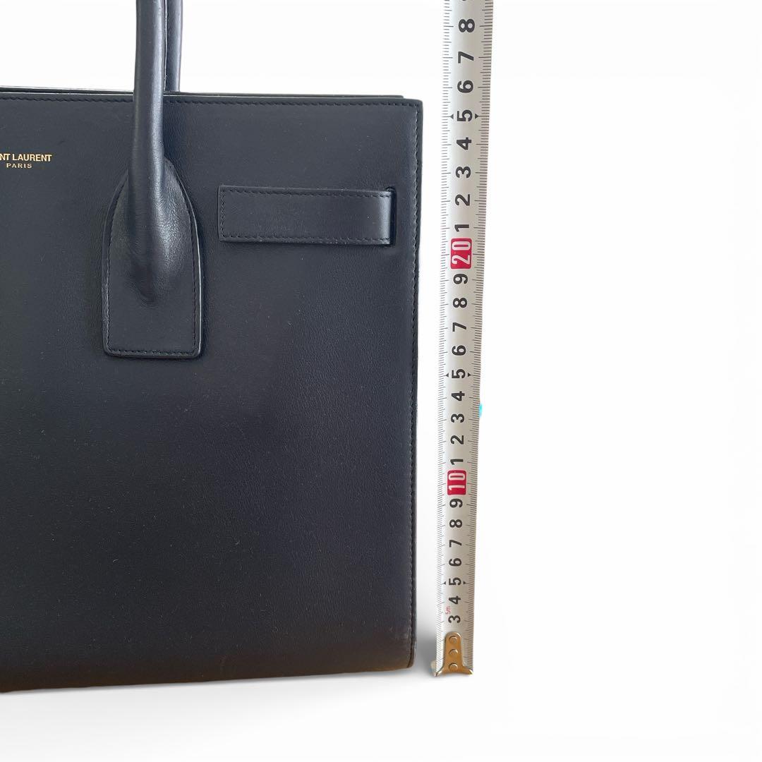 サンローラン レザー サック ド ジュール ベイビー ハンドバッグ