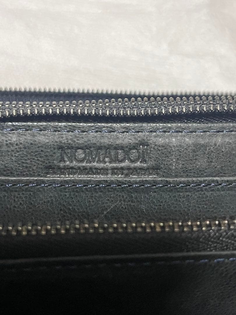 NOMADOI 長財布　ノマドイ　アラバマ　ラウンドファスナー ダブル　レザー