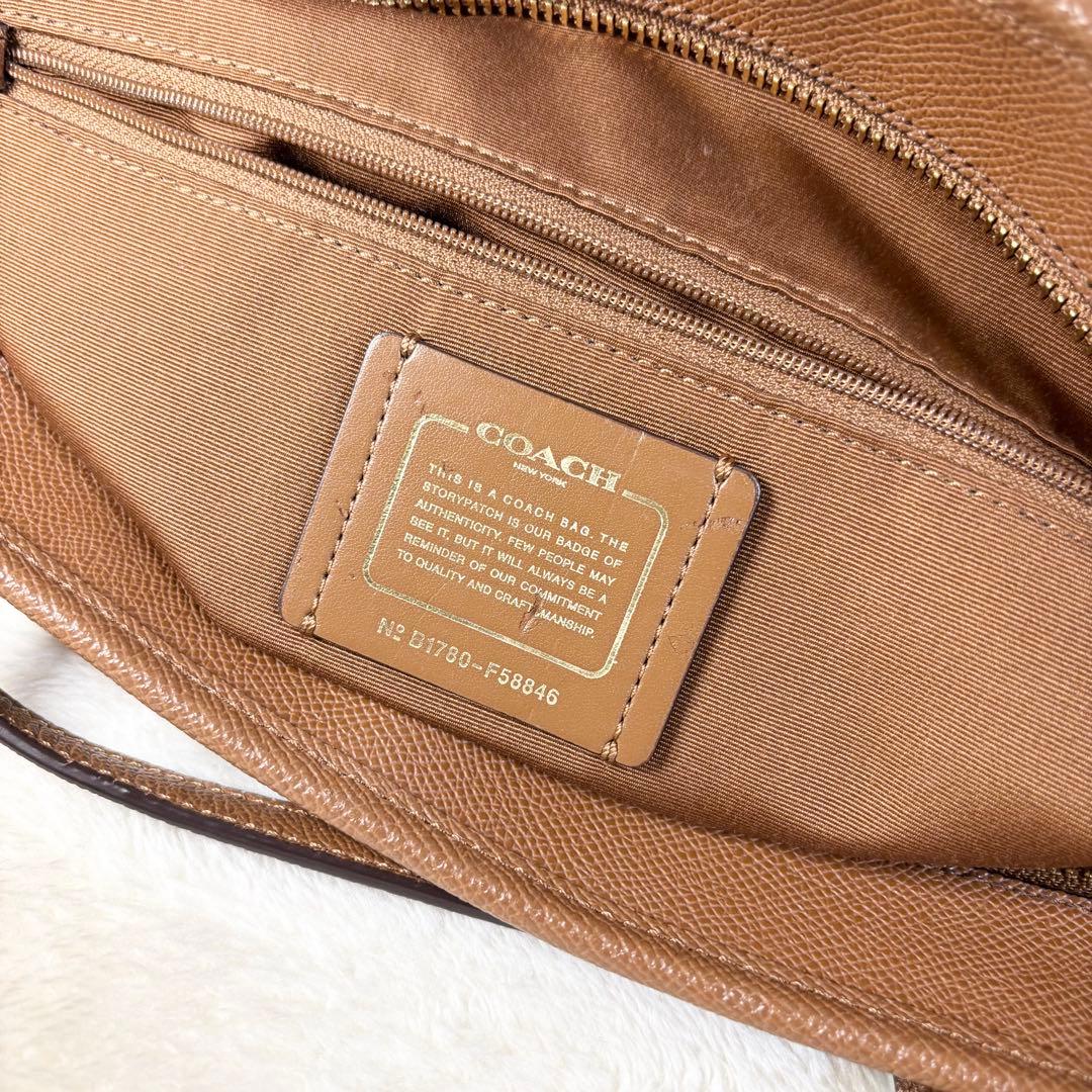 【COACH】コーチ F58846 美品 トートバッグ A4可　ビジネスバッグ
