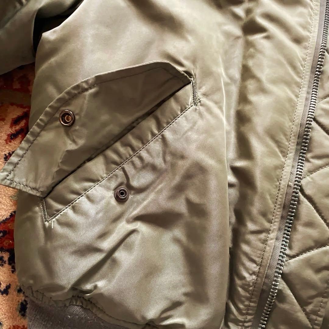 美品USA製 90s OLD Alphaアルファ MA-1 フライトジャケット