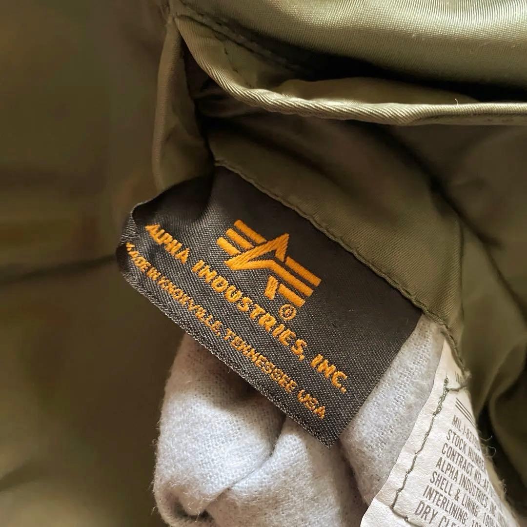 美品USA製 90s OLD Alphaアルファ MA-1 フライトジャケット