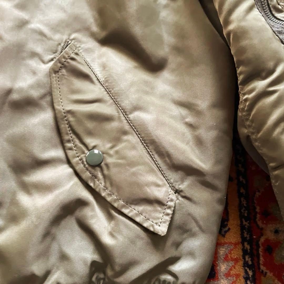 美品USA製 90s OLD Alphaアルファ MA-1 フライトジャケット