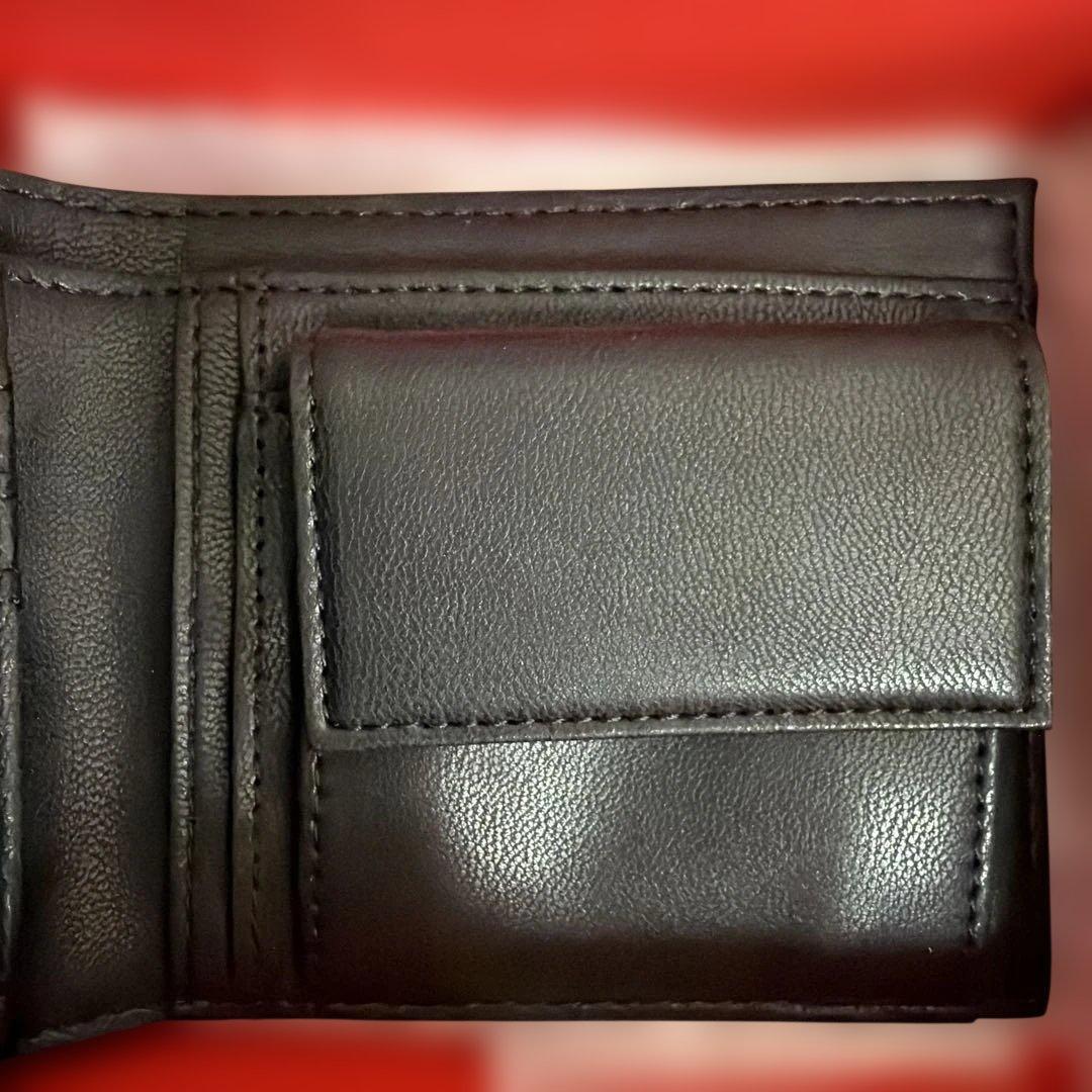 新品 DIESEL ブラック 二つ折り財布 箱付き