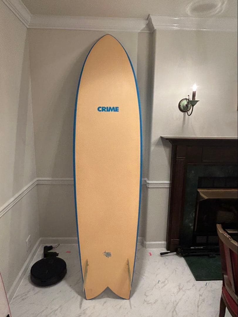 クライム　CRIME ツインロングフィッシュ　サーフボード　ソフトボード　美品