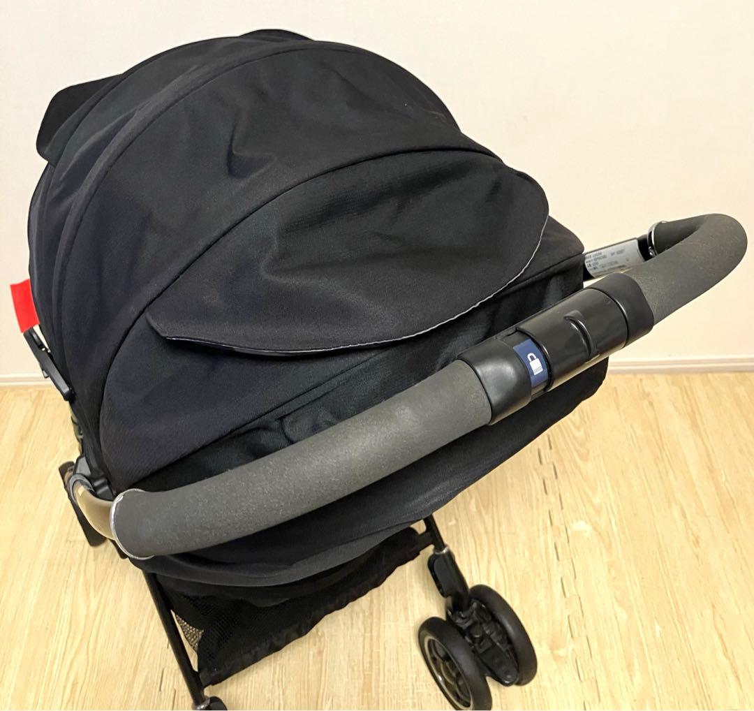美品 送料無料 Aprica ベビーカー LUXUNA ラクーナ カモブラック