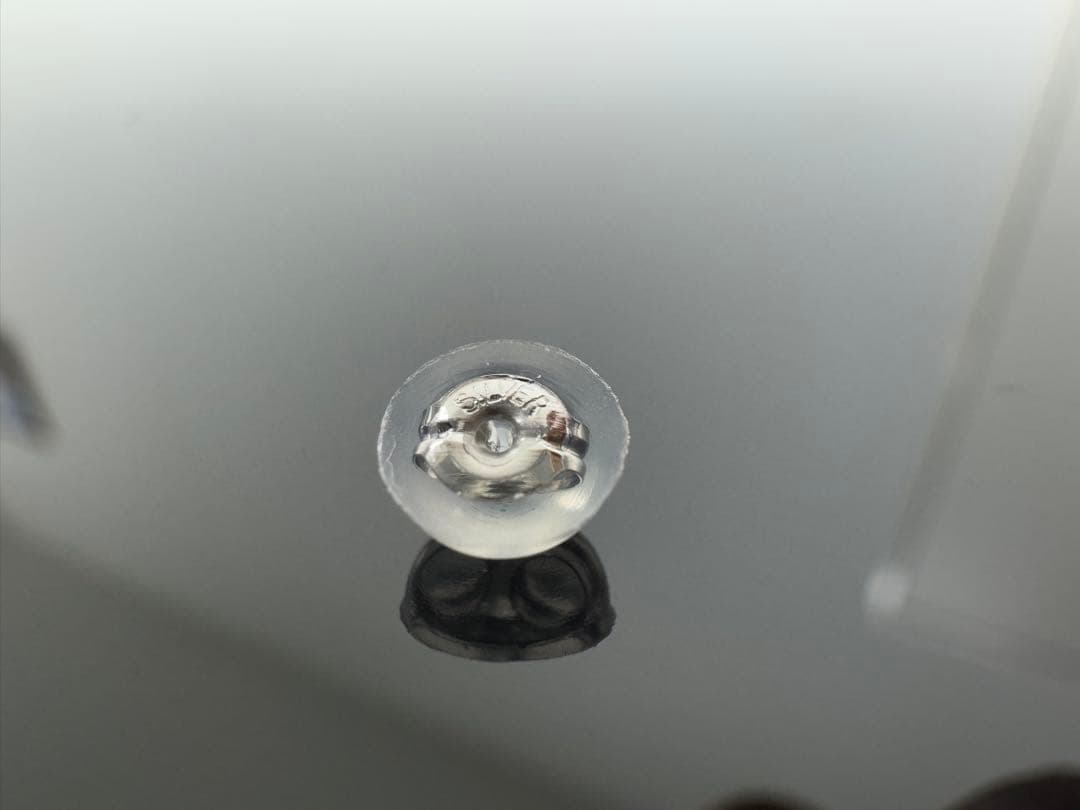 バブ様プラチナプレシオサキュービック メンズピアス(片方)1.00CT相当*新品