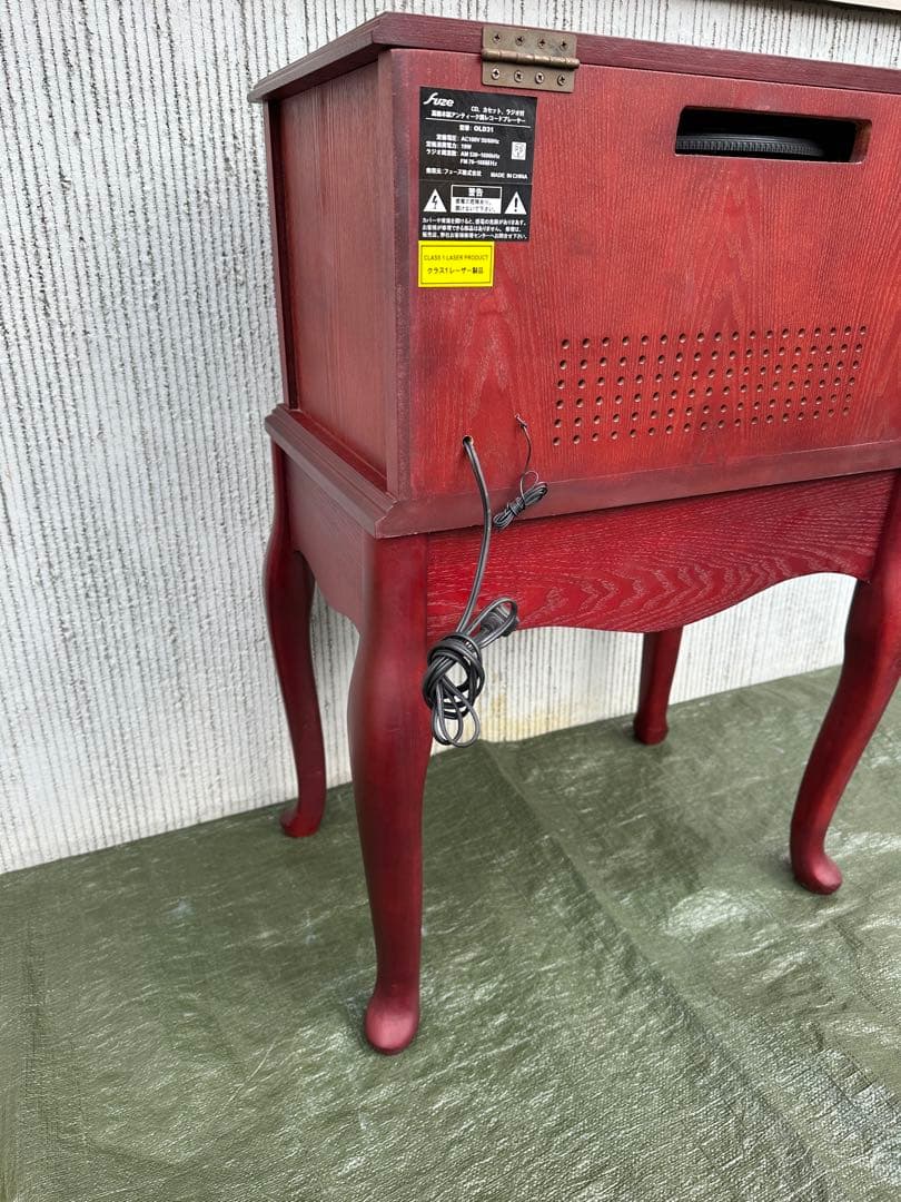 【コンソール】木製　猫足　花台　飾り台　収納　インテリア◎