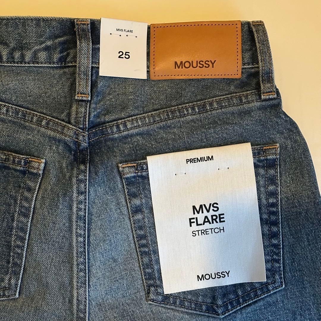 MOUSSY MVS FLARE デニム 25インチ