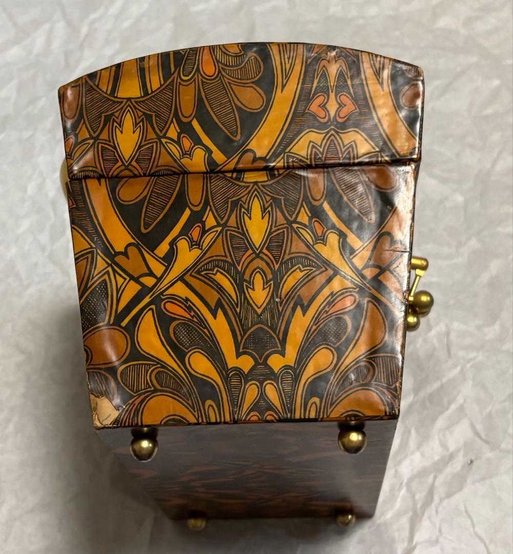 ロンドンアンティーク 木製バッグ(ボックス)