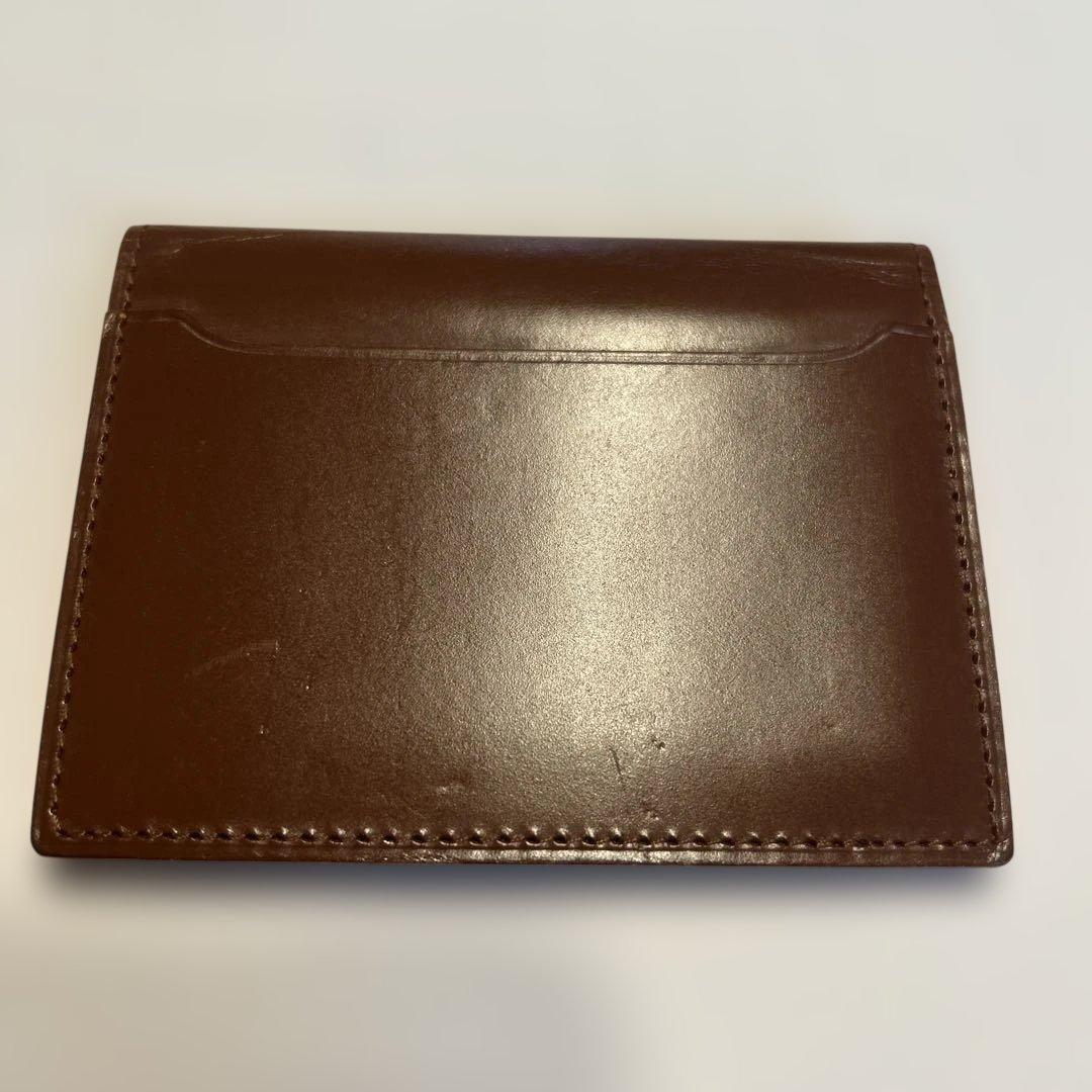 THIN BRIDLE (シンブライドル) 2面パスケース　定期入れ　ヘーゼル