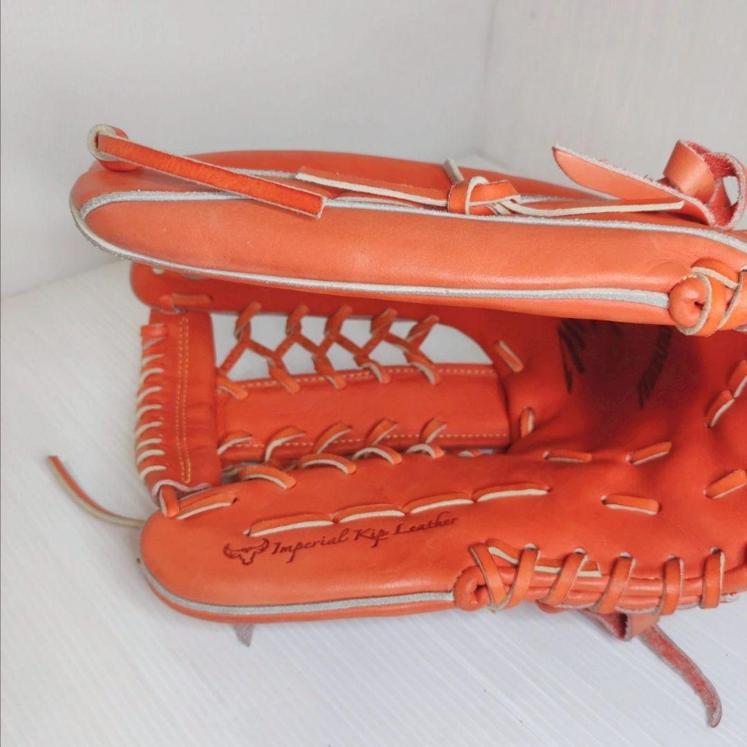 美品！ミズノプロ 硬式野球グローブ（オレンジ）
