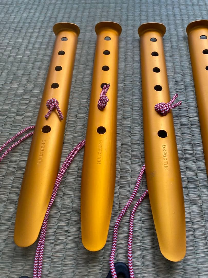 【未使用】Hilleberg ヒルバーグ　スノー&サンドペグ(6本)