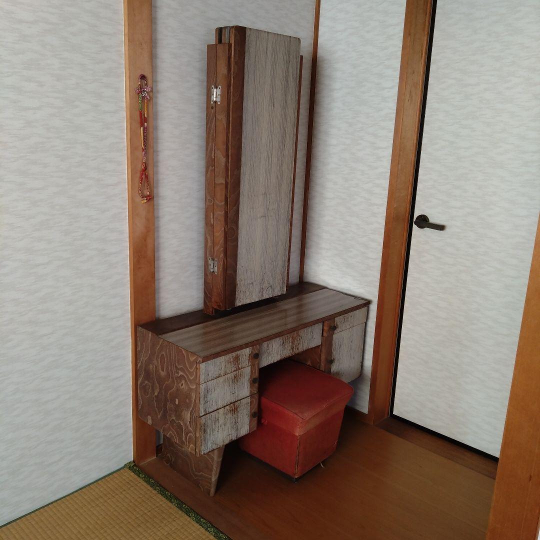 総桐　三面鏡　昭和レトロ