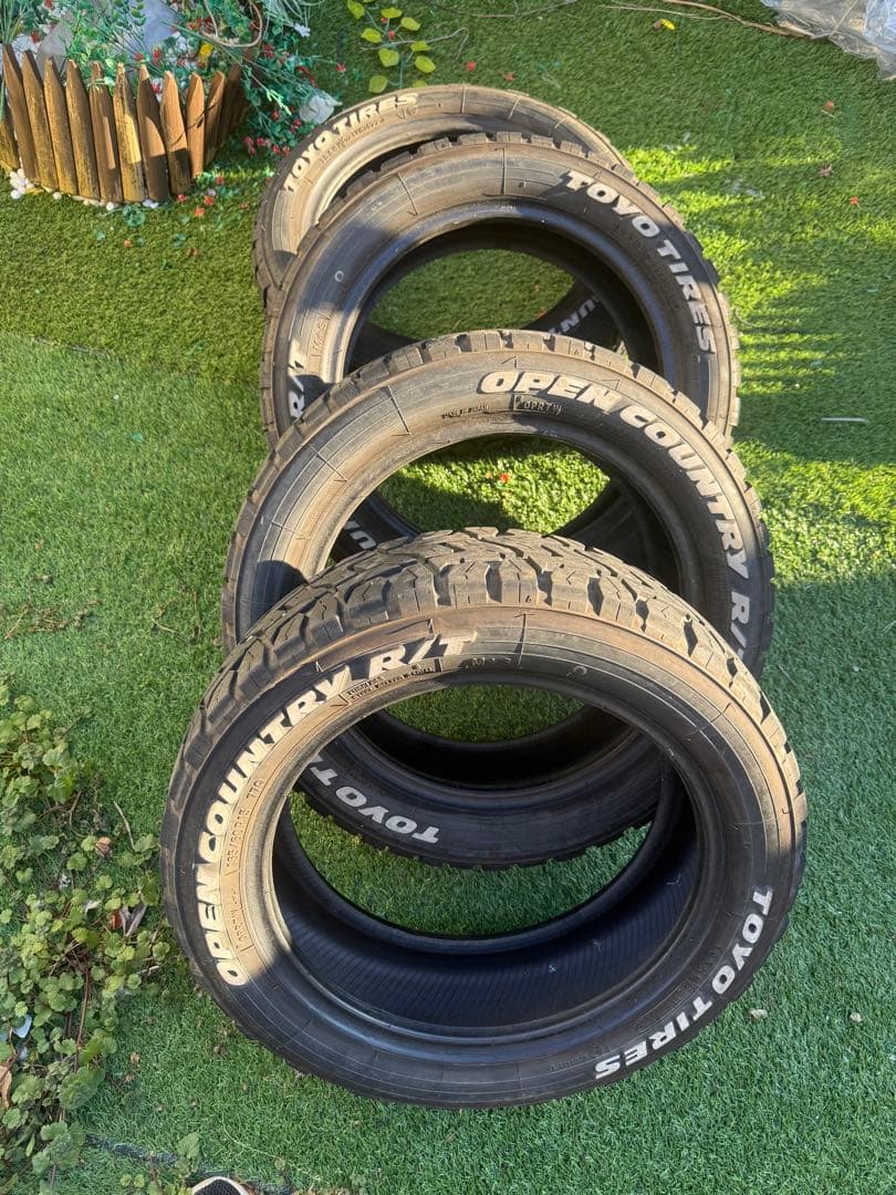 【中古】トーヨーオープンカントリー　165/60r 15 ４本残溝半分程　送料込