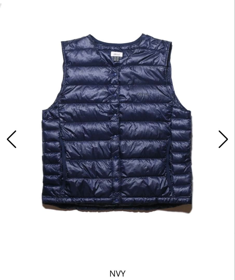 お値下げ中　インナーダウンベスト　ナンガ