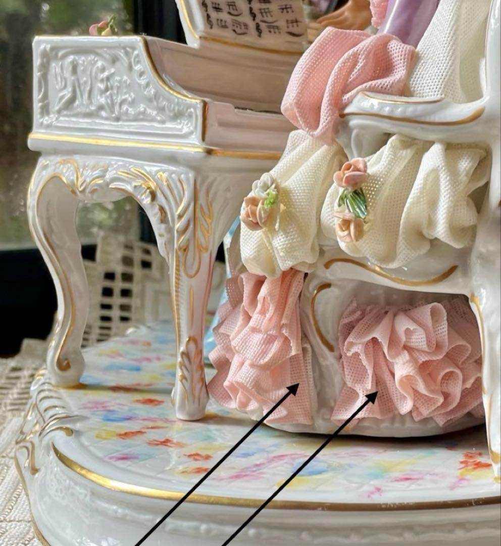 大型ドレスデン レースドール　30㎝