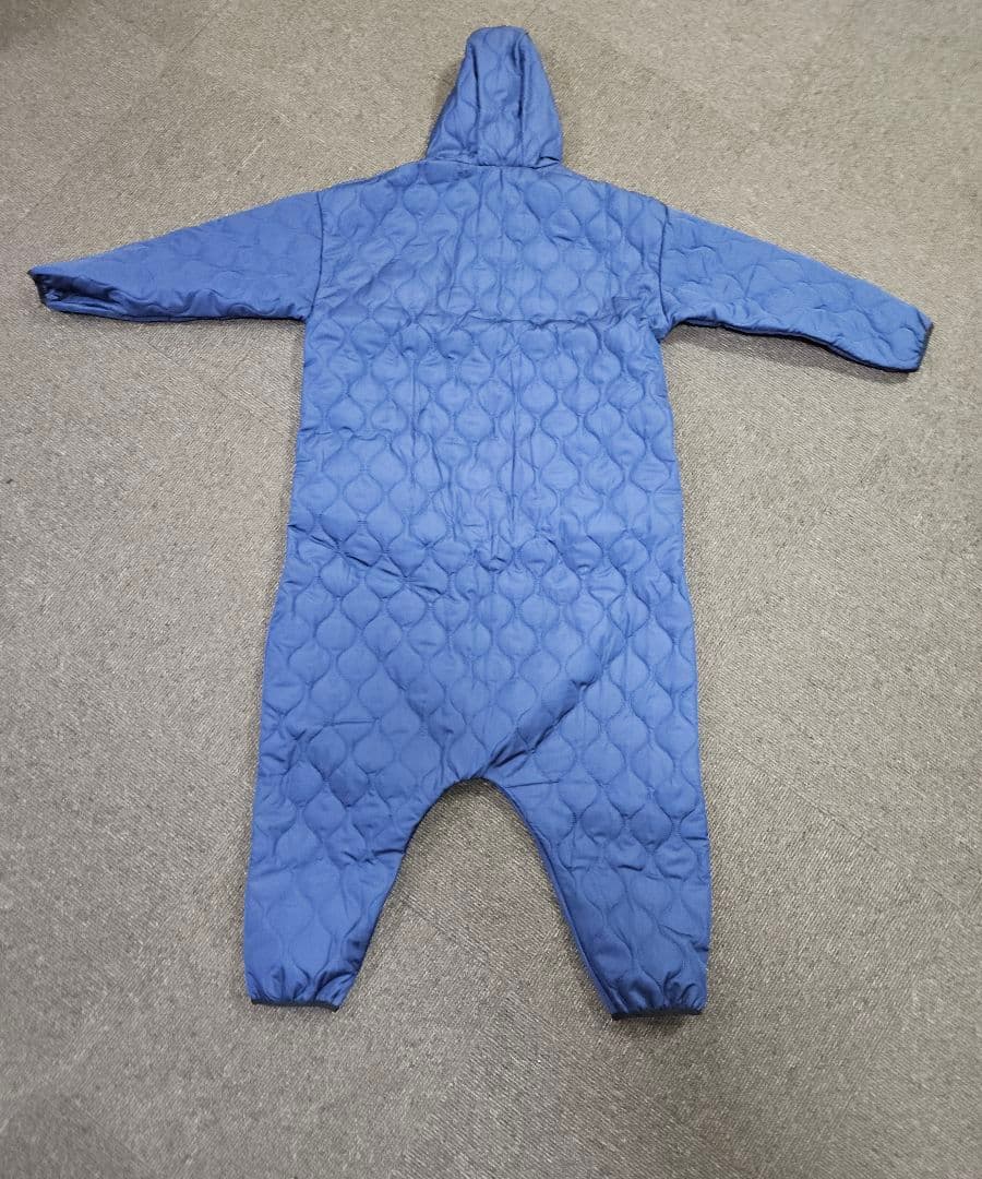 大人気のモモンガ風☆まるで着る寝袋☆新品・S・紺・テレワークにも！つなぎ中綿