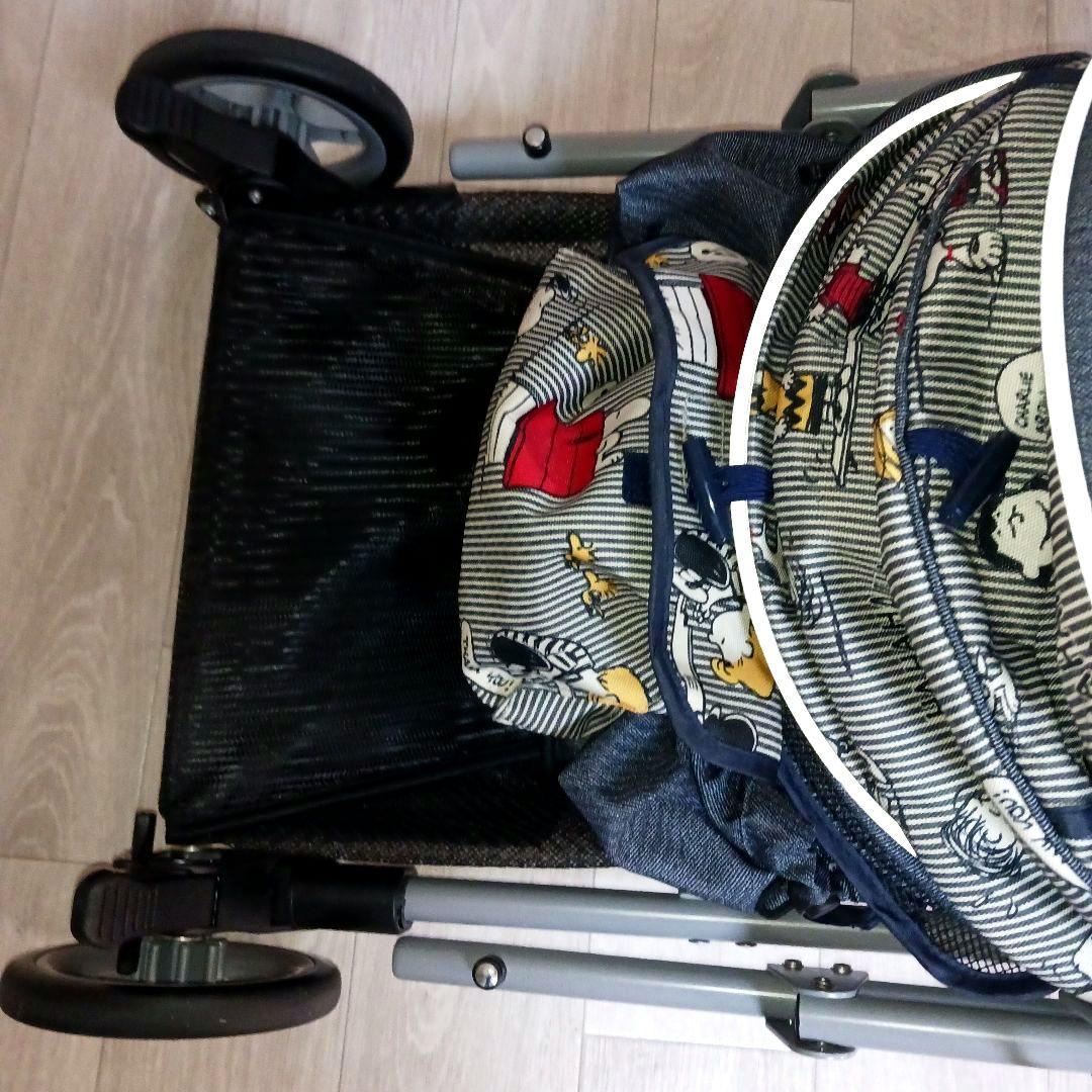 スヌーピー 柄　ペット用バギーカー　ペットカート