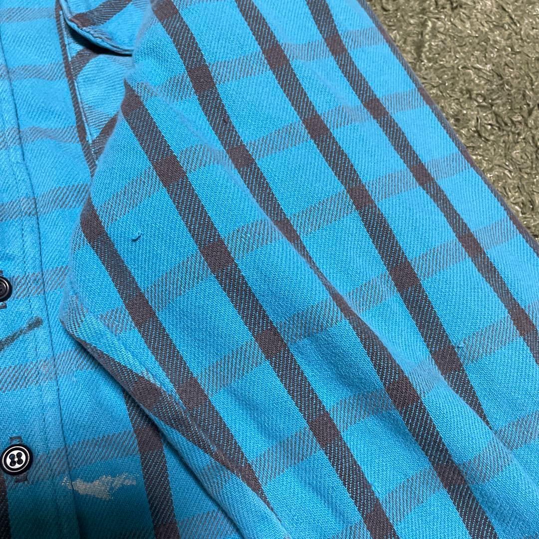 80s FIVE BROTHER USA製 ネルシャツ　チェック