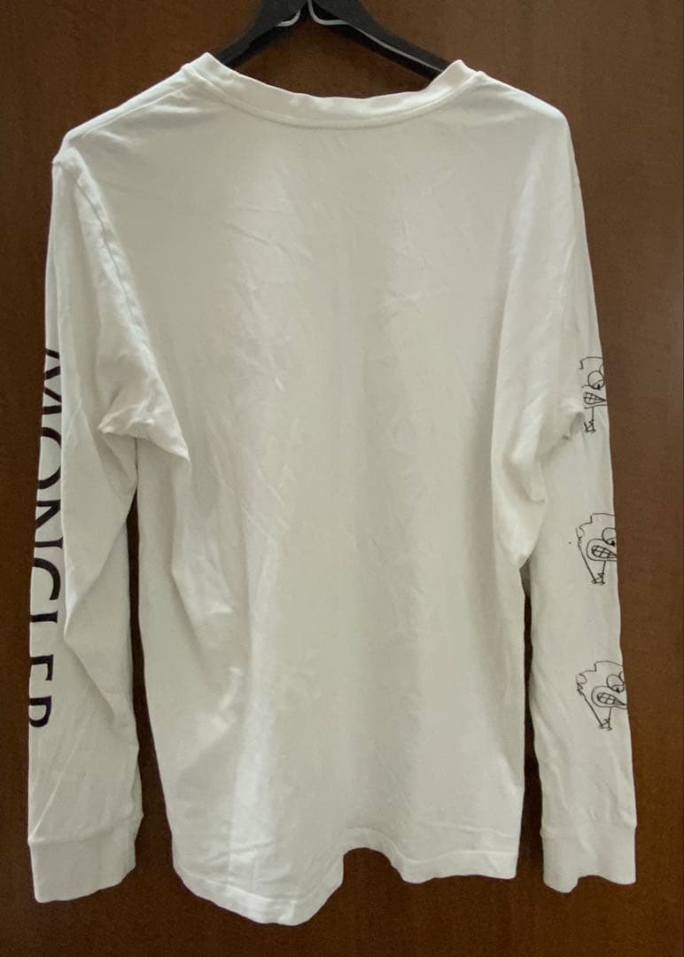 s*y様 モンクレール ホワイト 長袖シャツ　S