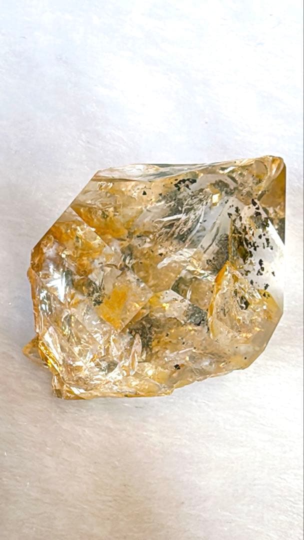 【1週間限定・特別価格】希少！ゴールデンハーキマーダイヤモンド原石
