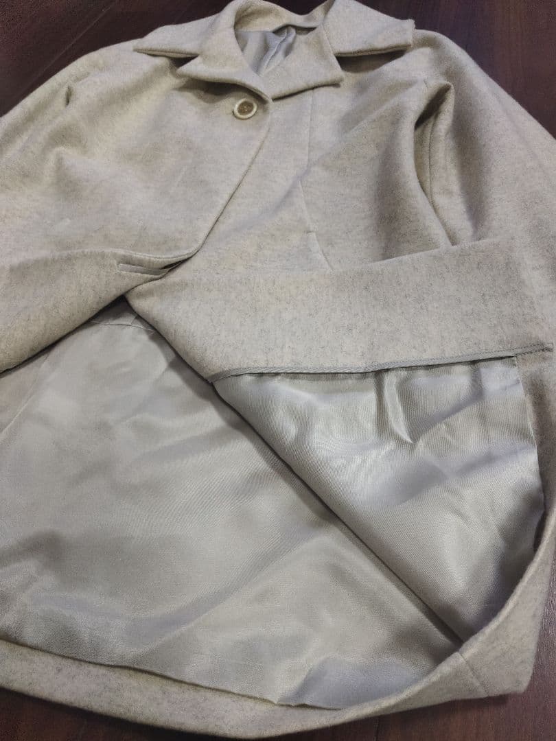 試着のみ♪アルチザン ウール カシミヤ コート 9号 百貨店