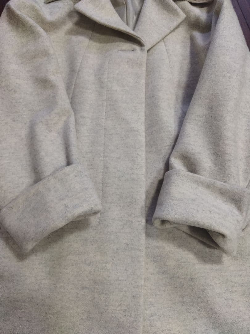 試着のみ♪アルチザン ウール カシミヤ コート 9号 百貨店