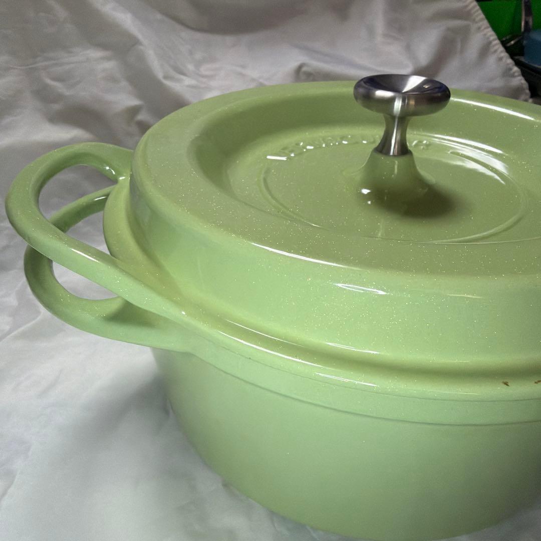VERMICULAR 両手鍋 ライトグリーン 約22cm