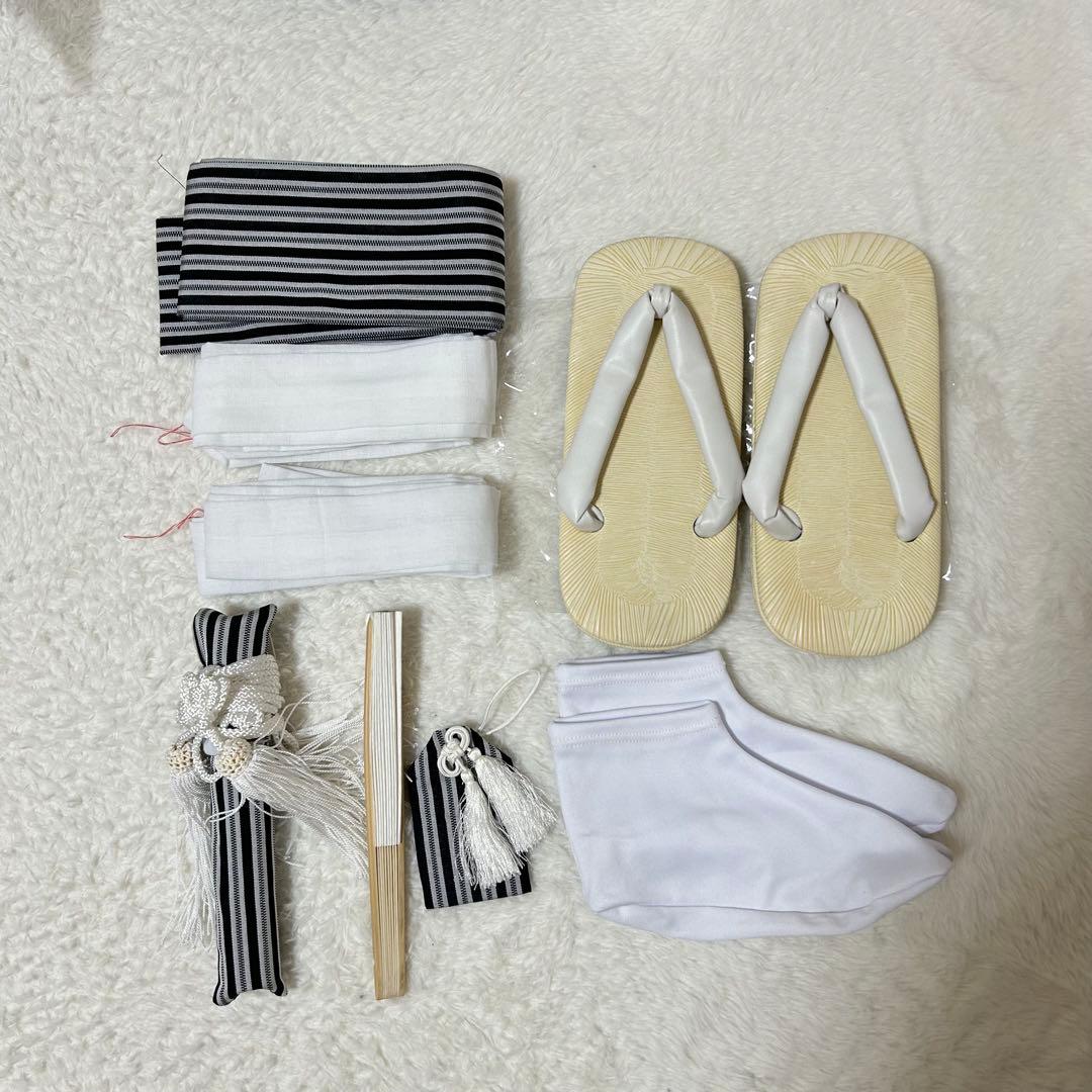 七五三　一式　フルセット　着物　袴　男の子　ブルー