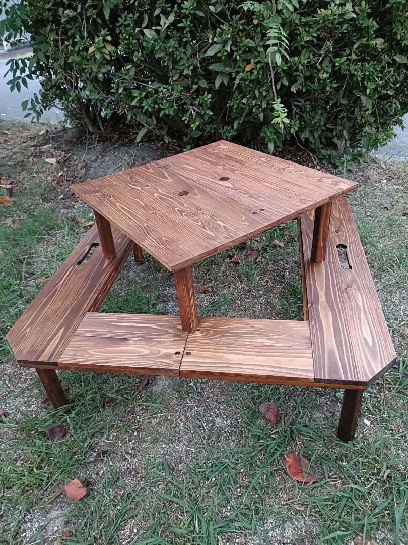 焚火台テーブル スノーピーク コールマン ユニフレームの 焚き火台にどうぞ