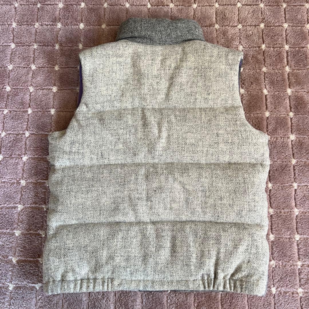 ノースフェイス　パールレーベル　ダウンベスト NORTHFACEハリスツイード