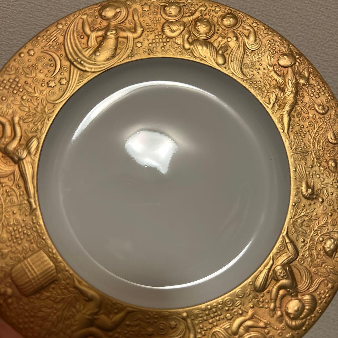 ローゼンタール　魔笛　ゴールドレリーフ　ディナープレート　22cm 未使用