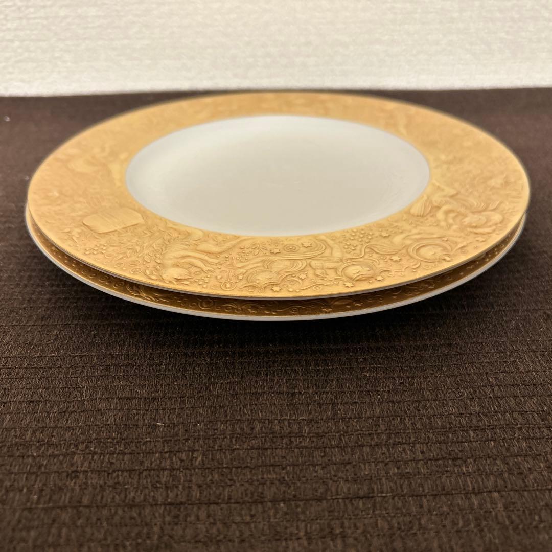 ローゼンタール　魔笛　ゴールドレリーフ　ディナープレート　22cm 未使用