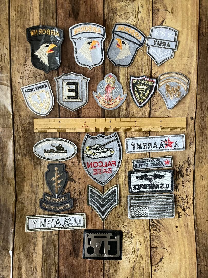 サバゲー装備　ワッペン18枚のオマケ付き!