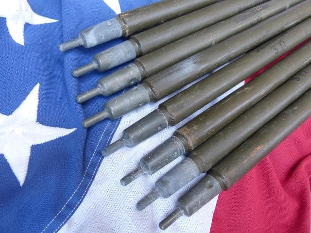 1945” 米軍実物 WWII　テントポール　8本セット 軍幕 242
