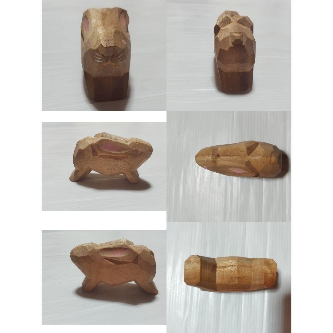 大林杜寿園　奈良一刀彫　干支　十二支セット　小サイズ　※現行品ではございません。